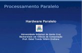 Hardware Paralelo - UESCnbcgib.uesc.br/nbcgib/files/PP/Aula03_arq_par.pdf · 2013. 4. 12. · Processamento Paralelo Hardware Paralelo Universidade Estadual de Santa Cruz Bacharelado
