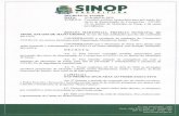 Prefeitura Municipal de Sinop · contato com a Coordenação do Serviço Especializado em Engenharia de Segurança e Medicina do Trabalho — SESMT da Prefeitura pelo telefone (66)