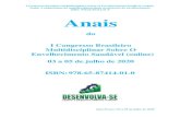 ISBN: 978-65-87414-01-0 Anais · 2020. 8. 10. · Datasus-Net fornecidos pelos Sistema de Informação de Agravos de Notificação (Sinan), Sistema de Informação de Mortalidade