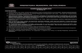 PREFEITURA MUNICIPAL DE ROLÂNDIA · PREFEITURA MUNICIPAL DE ROLÂNDIA CONCURSO PÚBLICO 27/07/2014 INSTRUÇÕES 1. Conﬁra abaixo: seu nome, número de inscrição e cargo correspondente
