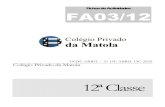 Fichas de Actividades FA03/12 - WordPress.com...12ª CLASSE – FICHAS DE ACTIVIDADES Previna-te do 1 COVID-19 Português Estudo de Tipos de Fichas de Leitura e Referências Bibliográficas
