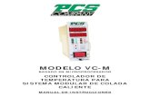 MODELO VC-M - PCS Companyesp).pdf · 2020. 4. 17. · • Circuito de protección anti-arco (alto voltaje) para prevenir daños eléctricos si el controlador se instala o retira accidentalmente