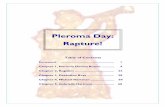 Pleroma D a y: Rapture! · 2015. 5. 9. · 1 of 92 Fo r eword Why are w e re a lly he re ? Is it to e at, dri n k, m a ke lo v e, p e e? T h en d ie?A re we souled, a nd i s there