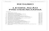 RESUMO LEGISLAÇÃO PREVIDENCIÁRIA · 2019. 4. 6. · Resumão Direito Previdenciário 3 Decreto em 1931 primeiro sistema amplo de seguros sociais, cobrindo os riscos da invalidez,