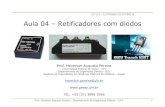 Aula 04 - ELT 313 - Retificadores com diodos · 2019. 4. 1. · 09 - Conversores CC-CA 10 - Inversores de pulso ressonante. Prof. Heverton Augusto Pereira ... Retificadores monofásicos