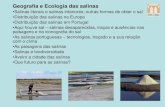 Geografia e Ecologia das salinas - Sal Ciênciasal.spq.pt/docs/Apresentacao Ciencia viva FINAL.pdf · Tipos de salinas em Portugal –um olhar sobre o clima. Conclusão: Existe um