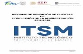 Instituto Tecnológico Superior de El Mante - IINNFFOOORRRMMM … · 2019. 2. 1. · de toda la comunidad Tecnológica; para asegurar la incorporación de las propuestas derivadas
