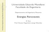 Universidade Eduardo Mondlane Faculdade de Engenharianhambiu.uem.mz/wp-content/uploads/2015/11/Aula-12-ER.pdf · 2015. 11. 3. · is Universidade Eduardo Mondlane Faculdade de Engenharia