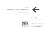 conceito de tensões - University of São Paulo · 2020. 3. 28. · Aula 03 conceito de tensões: tensões oblíquas e coeficiente de segurança Prof. João Adriano Rossignolo Prof.