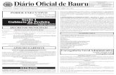 Diário Oficial de Bauru · 2021. 4. 5. · TERÇA, 06 DE ABRIL DE 2.021 DIÁRIO OFICIAL DE BAURU 1 ANO XXVI - Edição 3.390 TERÇA, 06 DE ABRIL DE 2.021 EDIÇÃO DIGITAL Diário