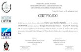 CERTIFICADO · CERTIFICADO Certifico para os devidos fins que o(a) aluno(a) ... Dr. do Curso de Engenharia Civil na unidade de Pontal do Paraná , no Centro de Estudos do Mar (CEM),