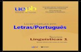 Governo Federal Luiz Inácio Lula da Silva Presidente ...ead.uepb.edu.br/arquivos/Material Letras/Teorias_Linguisticas_1.pdf · A disciplina Teorias Linguísticas se destina a fornecer