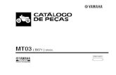 MT03 ( B071 ) BRASIL...MT03 CATÁLOGO DE PEÇAS ©2016, Yamaha Motor do Brasil Ltda. 1a edição, Março 2016 Todos os direitos reservados. É proibida expressamente toda e qualquer
