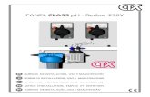 PANEL CLASS pH - Redox 230V - Astralpoolpdbdocs.astralpool.com/manuales/MAN10_Gama_Class_CTX_v01... · 2016. 6. 3. · panel class ph - redox 230v. es . normas de instalaciÓn, uso