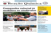 Jornal Santos - Ano 17 - agosto / 2012 Reação Química...Sindicato dos Trabalhadores nas Indústrias Químicas, Farmacêuticas e de Fertilizantes de Cubatão, Santos, São Vicente,
