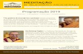 Programação 2019 - budismokadampa.org.br · Retiro Nyungne, Ritual de Purificação Um retiro baseado no Buda Avalokiteshvara de Mil Braços Purifique carma e pacifique delusões