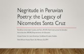 Negritude in Peruvian Poetry: The Legacy of Nicomedes ......were enslaved after] (Inca Garcilaso de la Vega, 1609, 606). Royal Commentaries of the Incas and General History of Peru,