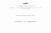 Universidade Federal Fluminense  · Web view2021. 1. 22. · Dissertação de Mestrado apresentada ao Programa de Pós-Graduação em Engenharia Elétrica e de Telecomunicações