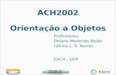 ACH2002 Orientação a Objetoseach.uspnet.usp.br/digiampietri/ACH2002/notasdeaula/0a... · 2010. 8. 5. · abstrato de dados Combinação de dados e operações (sobre eles) em um