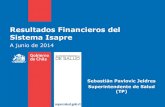 Resultados Financieros del Sistema Isapre · 2021. 7. 1. · Resultados Financieros al 30 de junio de 2014 Resumen Gobierno de Chile | Superintendencia de Salud •El Sistema alcanza