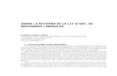 SOBRE LA REFORMA DE LA LEY 4/1997, DE SOCIEDADES LABORALESciriec-revistajuridica.es/wp-content/uploads/019-017.pdf · 2018. 7. 18. · Tal como sucedió en 1989, la adaptación a