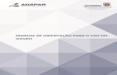 MANUAL DE ORIENTAÇÃO PARA O USO DO SIAGRO...comunicados referentes a alterações no Cadastro de Agrotóxicos do Paraná3, ou alterações no SIAGRO e na legislação), conforme