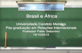 Brasil e África - Branchable · 2020. 6. 22. · Plano de aula Parte 1. Desmistificando a África Parte 2. África no formação da identidade brasileira Parte 3. A PEI e a "descoberta