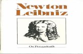 Leibniz IVewton · ISAAC NEWTON: Poso e equilíbrio dos corpos O conhecimento das verdades necessárias e eternas, -elevando-nos ao conhecimento de nós próprios e de Deus, é o