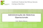 Instituto Federal de Minas Gerais Campus Bambu