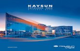 KAYSUN - Tecniclima · setor automóvel como importador e distribuidor de peças sobresselentes e acessórios. Na década de 60 do século XX, acrescentou ao seu repertório sistemas