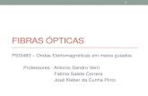 FIBRAS óPTICAS - University of São Paulo...• Fibras ópticas multimodo • Aplicações de curta distância, que exigem baixo custo • Distribuição de TV de alta definição