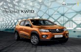 Novo Renault KWID · 2019. 7. 25. · O espaço interno do Renault KWID mistura modernidade e ergonomia na medida certa. O carro é amplo e confortável para motorista e passageiros,