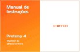 Manual de Instruções - Criffercriffer.com.br/download/manual-de-instrucoes-protemp-4.pdf · 2020. 10. 14. · Permite selecionar entre os idiomas Português, Espanhol e Inglês.