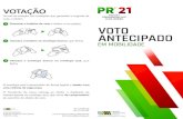 ELEIÇÕES PRESIDENCIAIS 2021 24 DE JANEIRO VOTO … 2021/Voto... · 2020. 11. 26. · ELEIÇÕES PRESIDENCIAIS 2021 24 DE JANEIRO No ato de votação, em condições que garantam