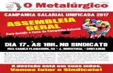 O Metalúrgico · 2017. 10. 16. · Sindicato dos Metalúrgicos de Belo Horizonte, e Região Contagem Condefederação O Metalúrgico Nacional dos Metalúrgicos BRASIL Edição 204