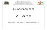 Ciências 7º ano · 2021. 3. 24. · Secretaria Municipal de Educação – Ensino Remoto – Valença/RJ – 2021 Ciências 7º ano Caderno de Atividades 1