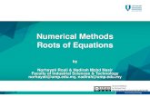 Numerical Methods Roots of Equationsocw.ump.edu.my/pluginfile.php/5099/mod_resource/content/7... · 2017. 9. 21. · Numerical Methods 2 1 Incremental Search 3 Bracketing Methods