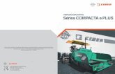 VIBROACABADORAS Séries COMPACTA e PLUS · 2017. 6. 3. · AF 4500 - Vibroacabadora compacta de pneus, com extrema facilidade de deslocamento para serviços em centros urbanos e locais
