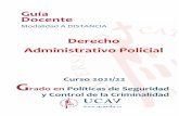 10105GC Derecho Administrativo Policial
