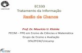 EC330 Tratamento da Informação - Unicamp