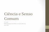 Ciência e Senso Comum - edisciplinas.usp.br
