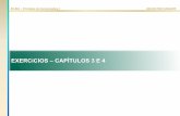 EXERCíCIOS – CAPÍTULOS 3 E 4 - DECOM | Faculdade de ...