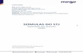 SÃºmulas do STJ separadas por assunto (05-04-2020, atÃ© S ...