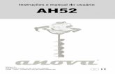 Instruções e manual do usuário AH52