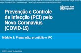 Prevenção e Controle de Infecção (PCI) pelo Novo ...