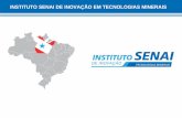 INSTITUTO SENAI DE INOVAÇÃO EM TECNOLOGIAS MINERAIS