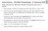 Aulas Práticas - LFN 0424 Fitopatologia - 2