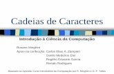 Cadeias de Caracteres - University of São Paulo