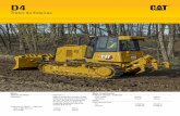 Cat D4 Track-Type Tractor - Large Specalog (Afr ME, APD ...