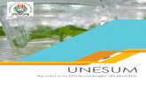 UNESUM aporta a la Biotecnologia de las plantas - VERSION ...